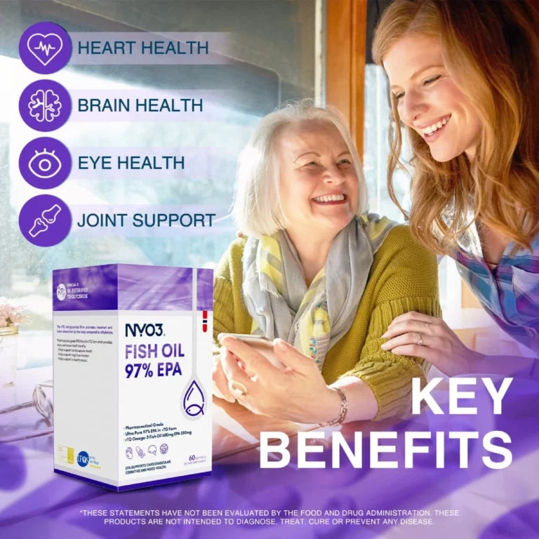 NYO3® 97% High EPA Fish Oil Softgels 600mg