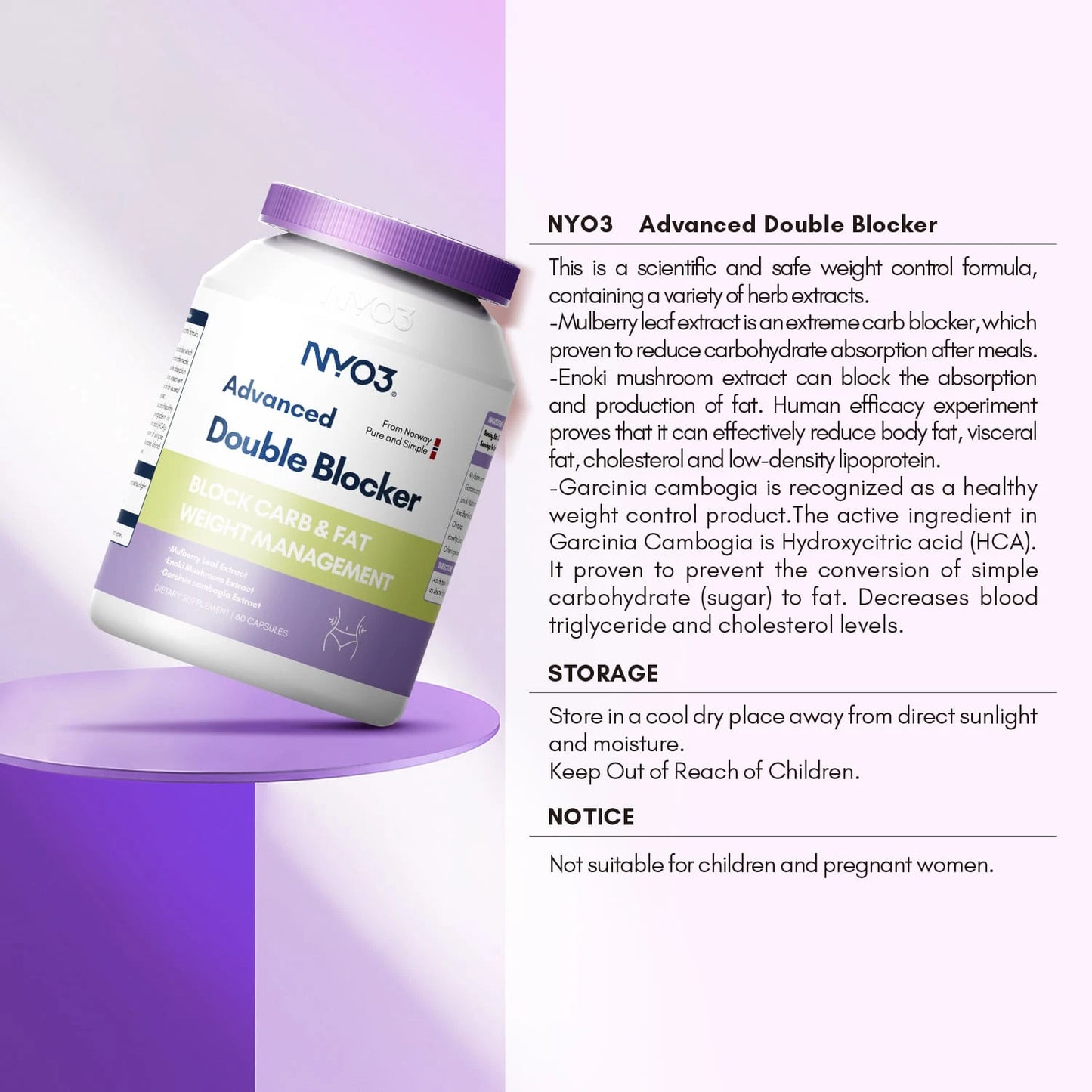 NYO3® Advanced Double Blocker Capsules