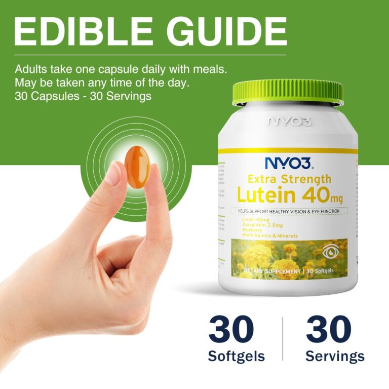 NYO3® Blueberry Extract & Lutein Softgels