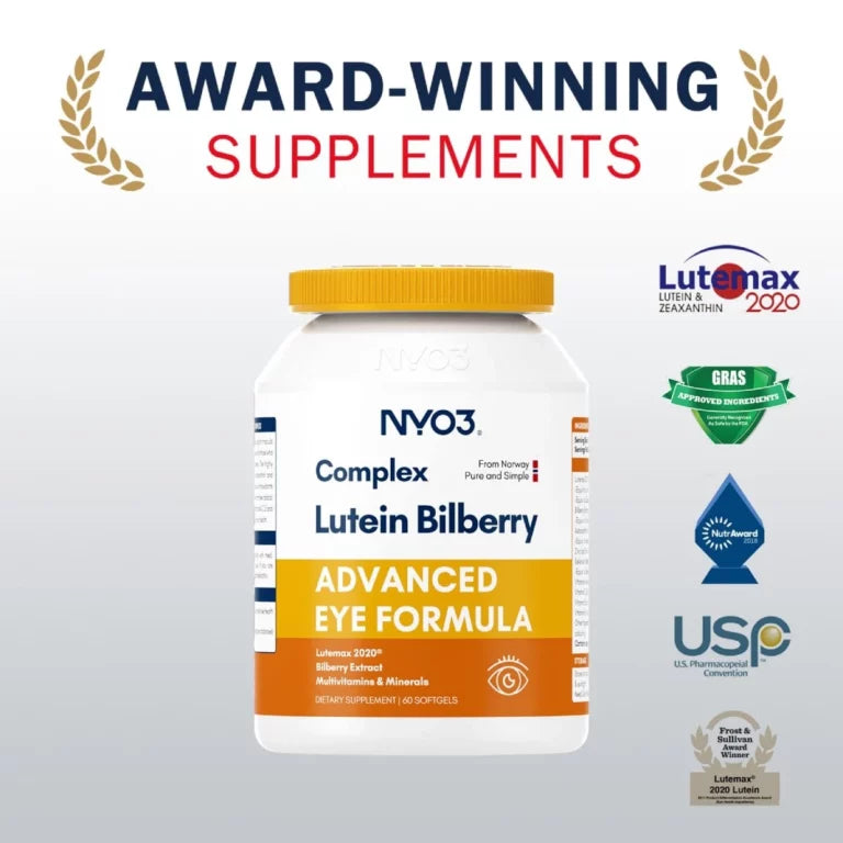 NYO3® Complex Lutein Bilberry Softgels 527mg