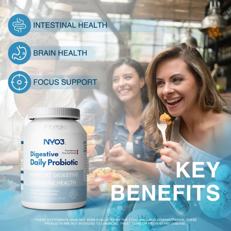 NYO3® Daily Digestive Probiotic Capsules