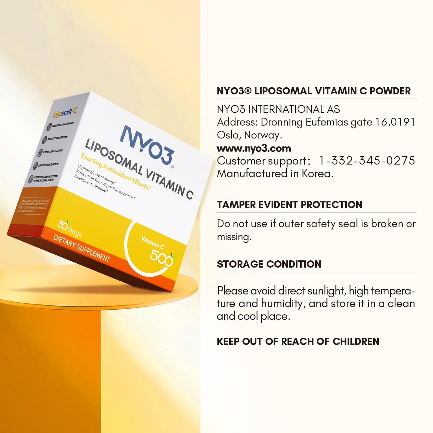 NYO3® Liposomal Vitamin C Powder