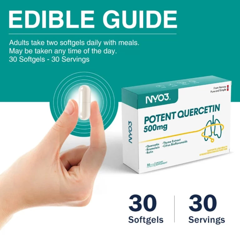 NYO3® Potent Quercetin Capsules 635mg