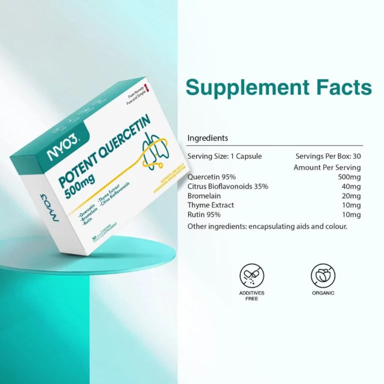 NYO3® Potent Quercetin Capsules 635mg