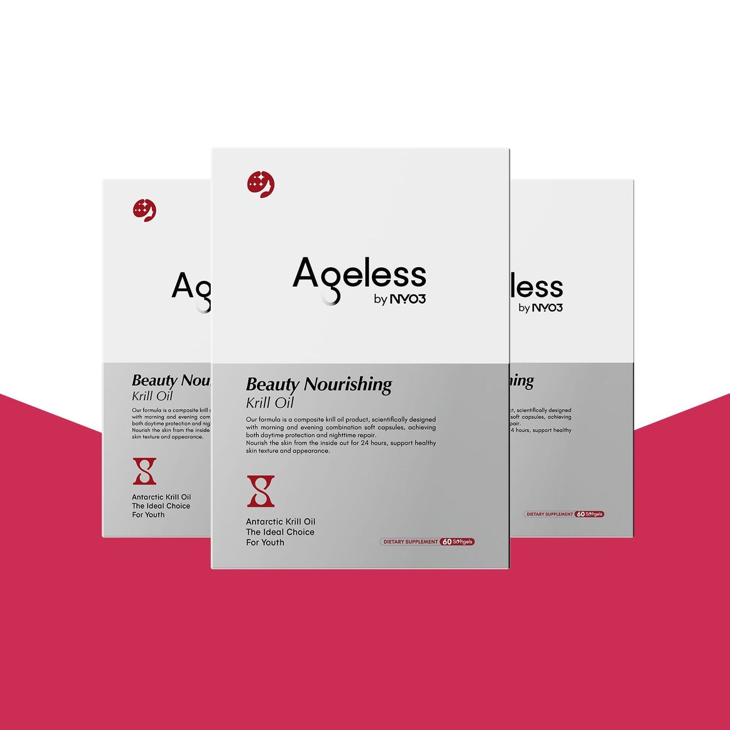 NYO3® Ageless Beauty Nourishing Krill Oil Softgels