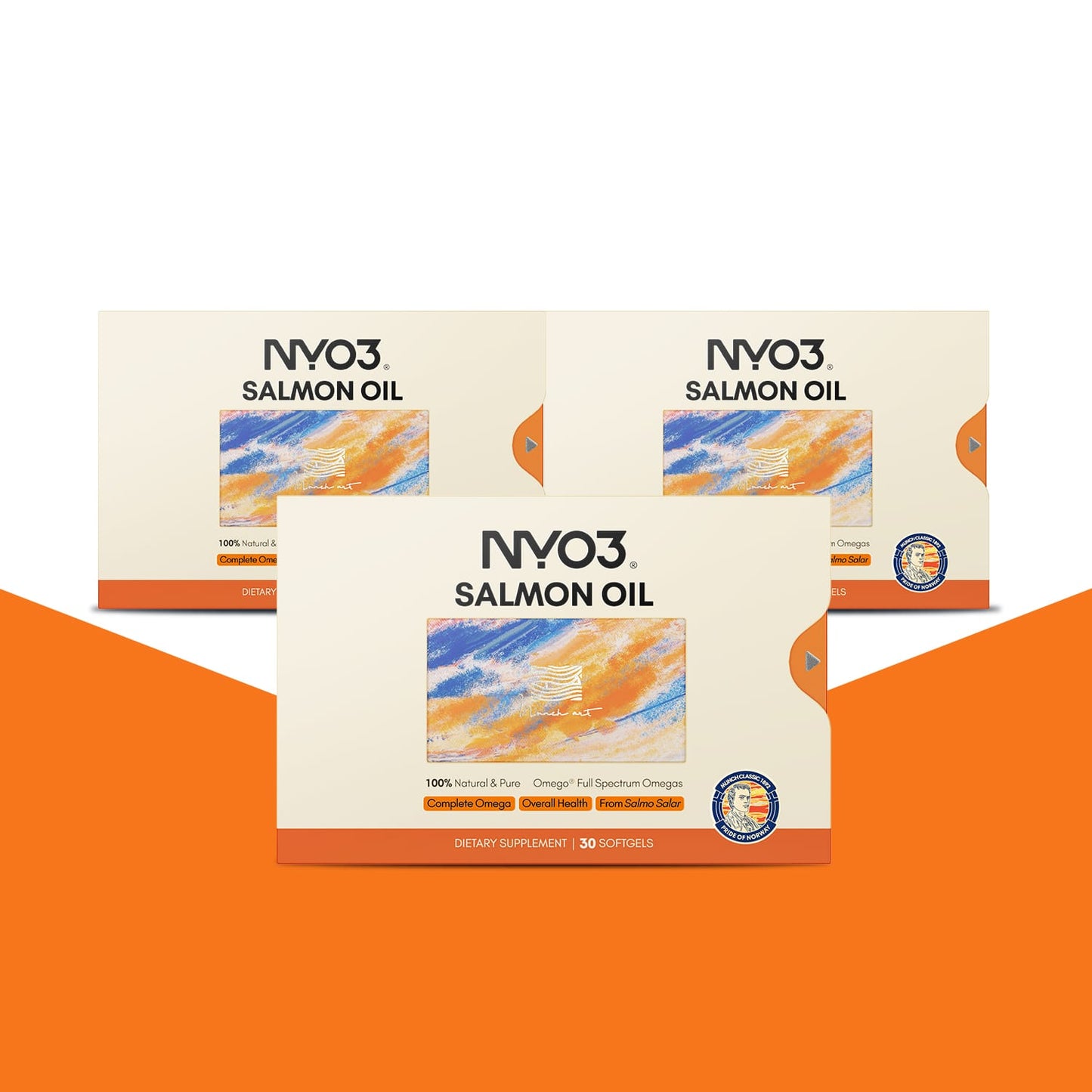 NYO3® 97% Anti-inflammation Salmon Oil Softgels