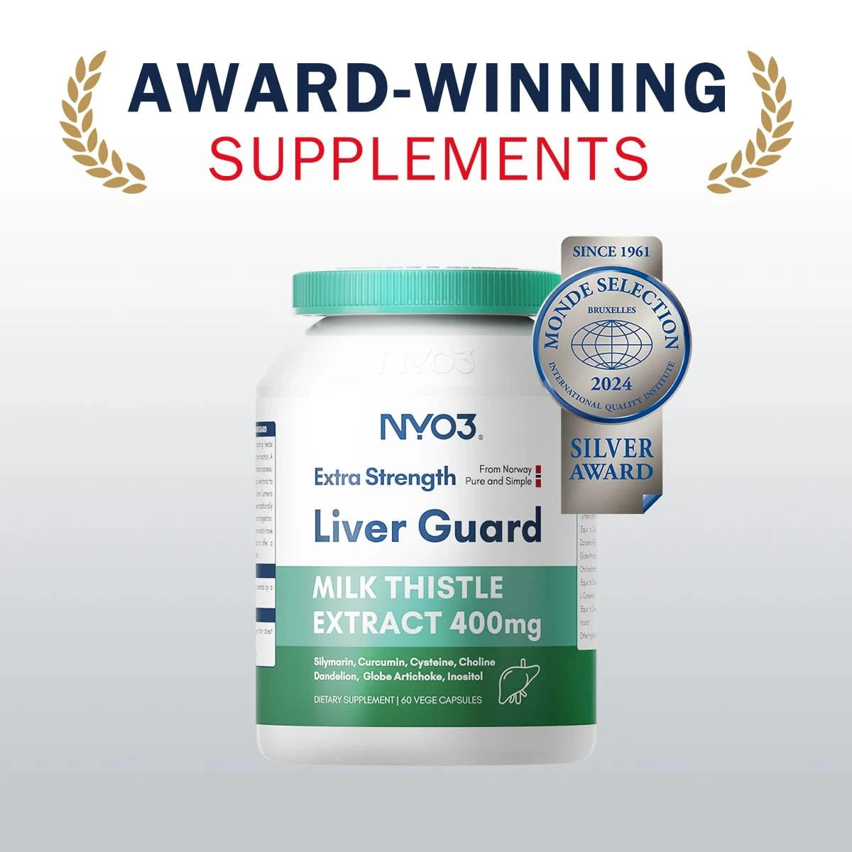 NYO3® Extra Strength Liver Guard Vegetable Capsules