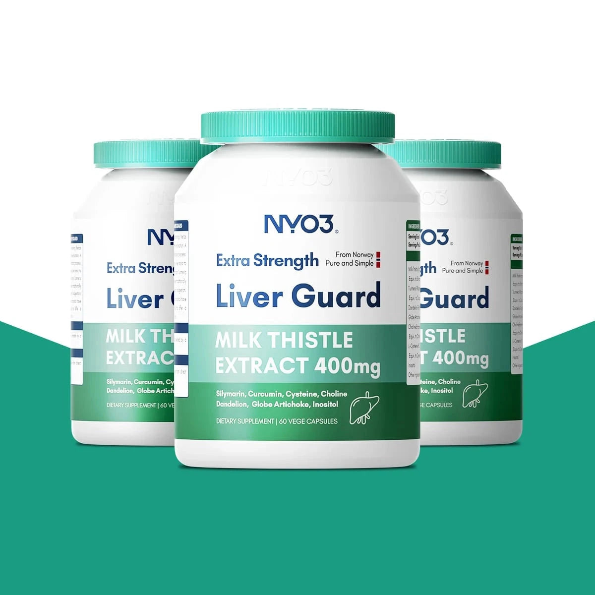NYO3® Extra Strength Liver Guard Vegetable Capsules