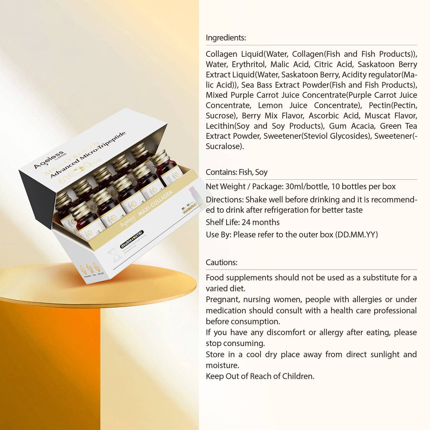 NYO3® Maxi Luqid Collagen Tripeptide Pro