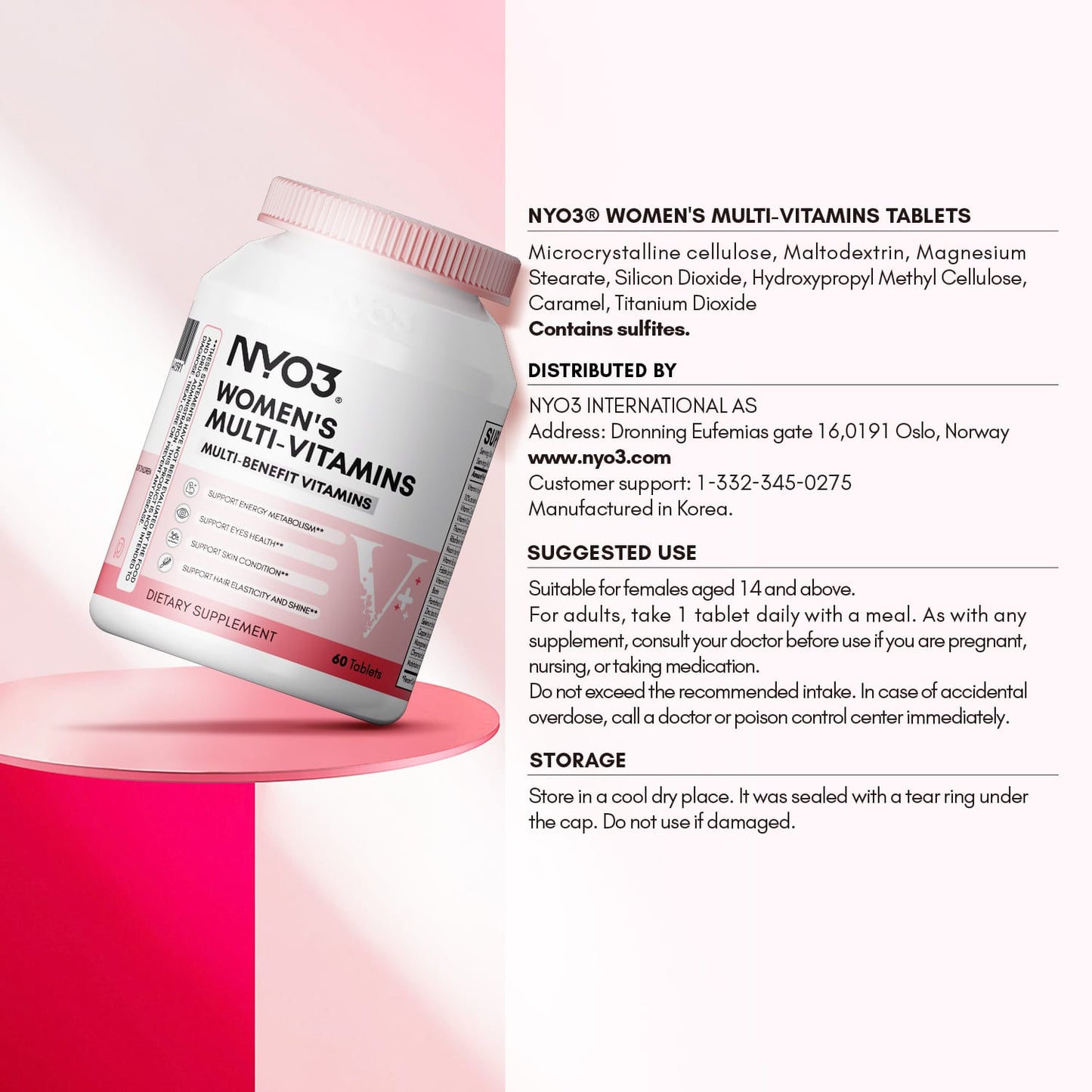 NYO3® Women’s Multi-vitamins Tablets