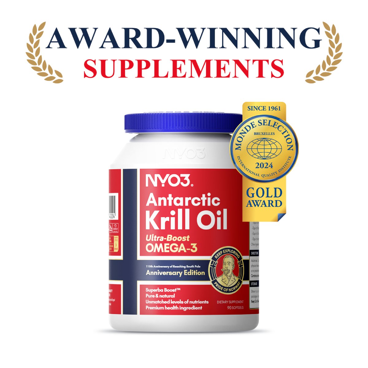 NYO3® Antarctic Krill Oil Amundsen Omega 3