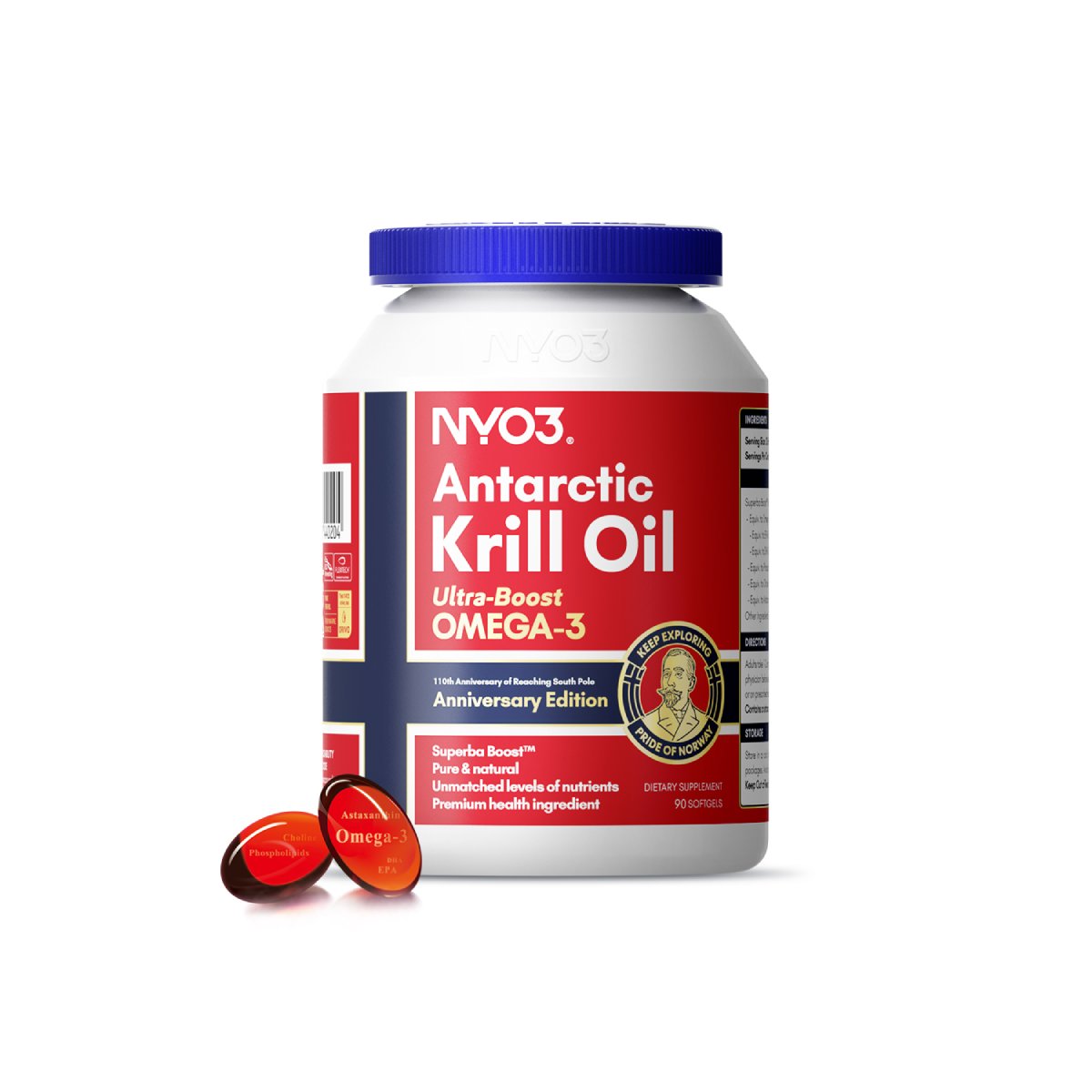 NYO3® Antarctic Krill Oil Amundsen Omega 3