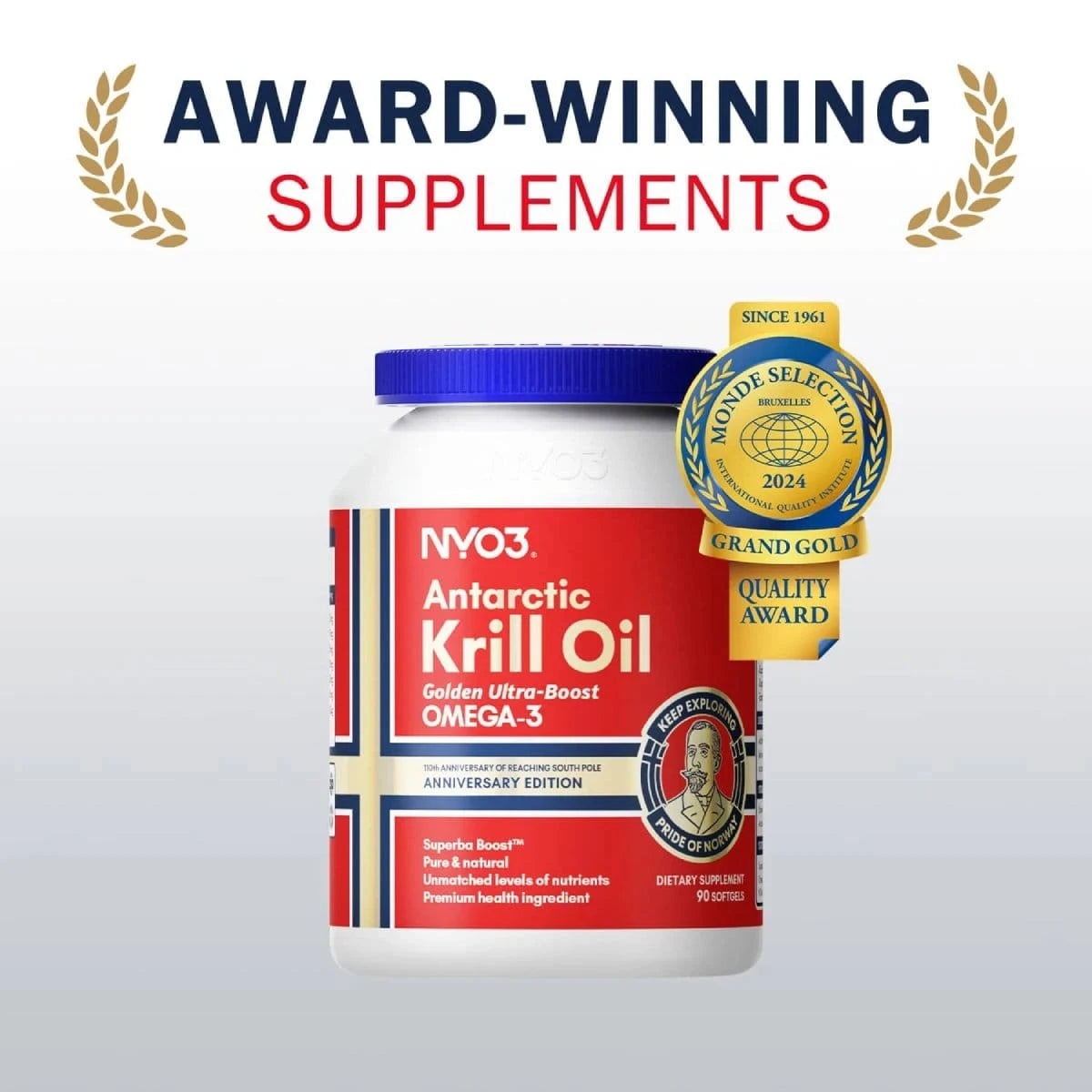 NYO3® Golden Ultra-boost Antarctic Krill Oil