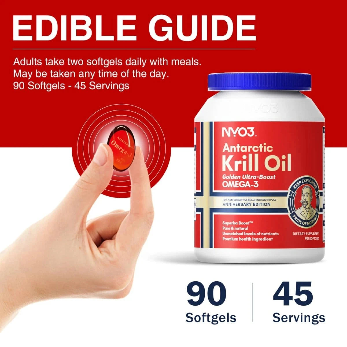NYO3® Golden Ultra-boost Antarctic Krill Oil