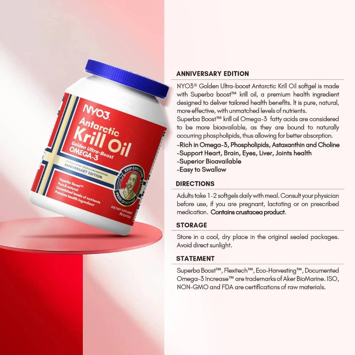 NYO3® Golden Ultra-boost Antarctic Krill Oil