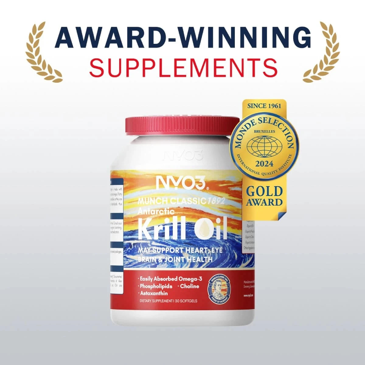 NYO3® MUNCH CLASSIC 1892 Antarctic Krill Oil