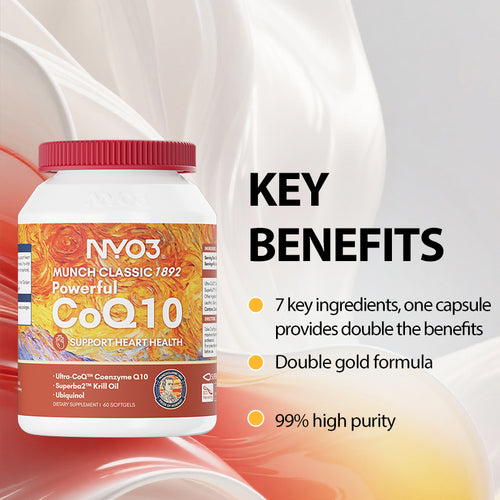 NYO3® MUNCH CLASSIC 1892 Powerful CoQ10 60ct (sold out)