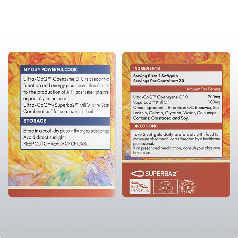 NYO3® MUNCH CLASSIC 1892 Powerful CoQ10 60ct (sold out)