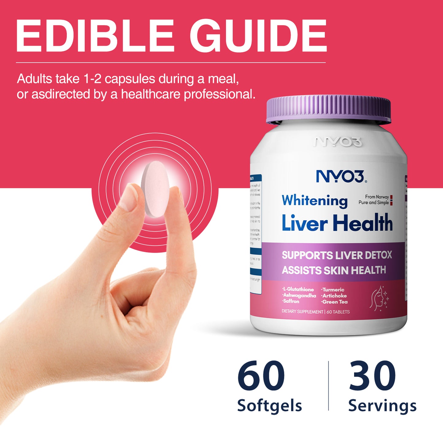 NYO3® Whitening Liver Health(Buy More, Save More)