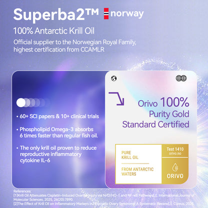 NYO3® Ageless Ovarian Health Support Antarctic Krill Oil