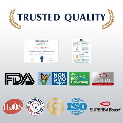 NYO3® Antarctic Krill Oil Amundsen Omega 3 Softgels. 90ct