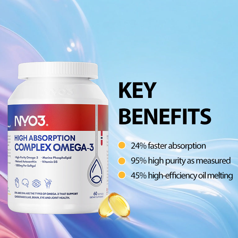 NYO3® High Absorption Complex Omega-3 Fish Oil 60ct.(sold out)