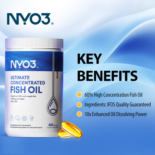 NYO3® ULTIMATE CONCENTRATED FISH OIL, 400ct.(sold out)