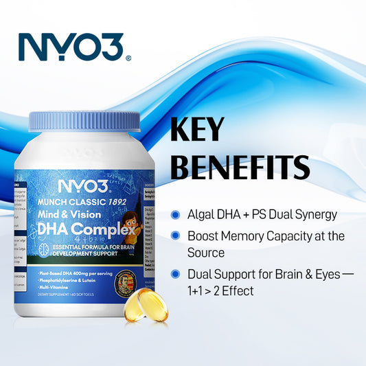 NYO3® CLASSIC 1892 Mind & Vision DHA Complex 60ct