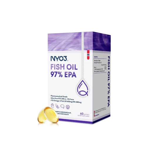 NYO3® 97% High EPA Fish Oil Softgels 600mg