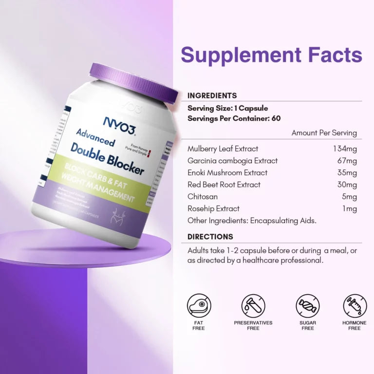 NYO3® Advanced Double Blocker Capsules