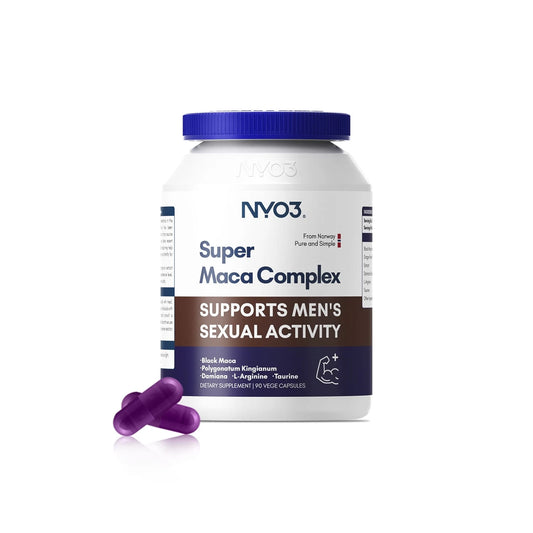 NYO3® Organic Black Maca Root Vegan Capsules 90 Ct