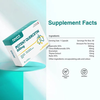NYO3® Potent Quercetin Capsules 635mg