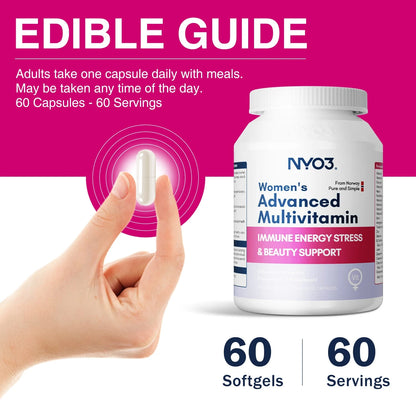 NYO3® Women’s Advanced Multivitamin Capsules 545mg