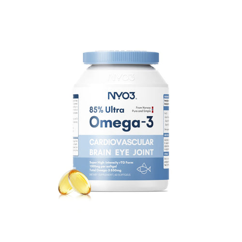 NYO3® 85% Ultra Omega-3 Fish Oil Softgels
