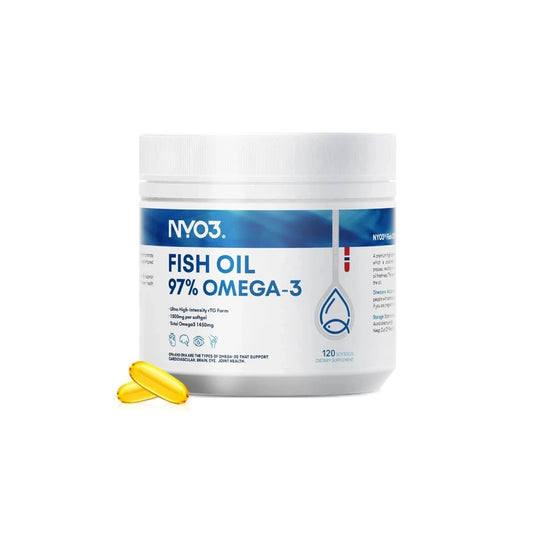 NYO3® 97% Omega 3 Fish Oil Softgels