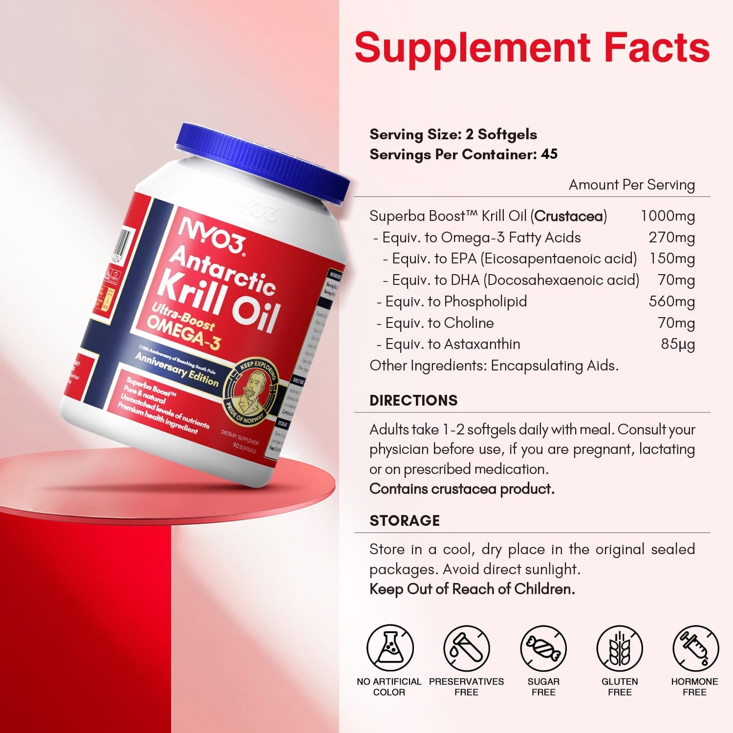 NYO3® Antarctic Krill Oil Amundsen Omega 3