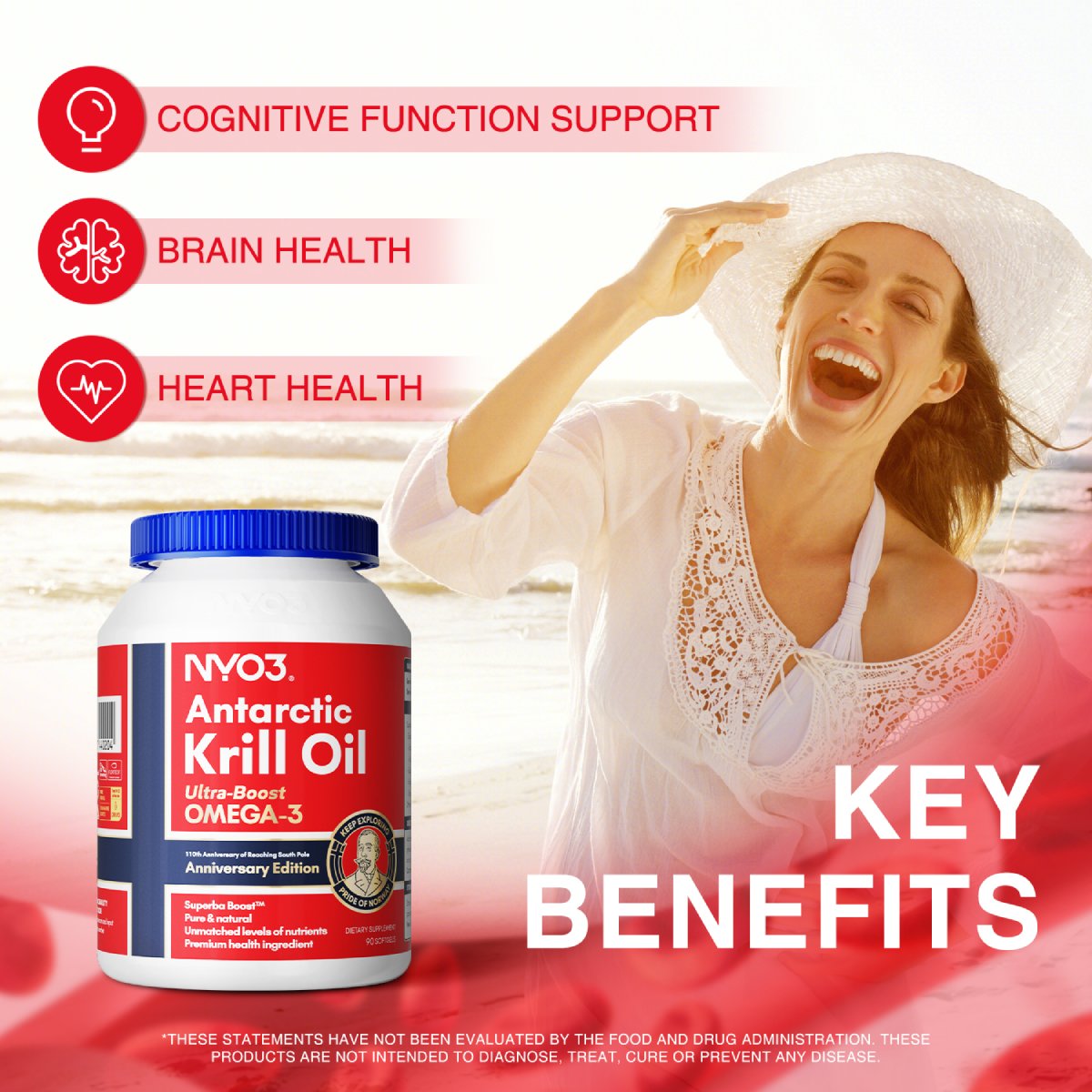 NYO3® Antarctic Krill Oil Amundsen Omega 3