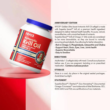 NYO3® Golden Ultra-boost Antarctic Krill Oil